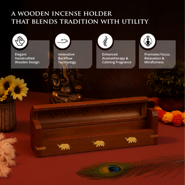 HEM Aradhana Wooden Agarbatti Stand