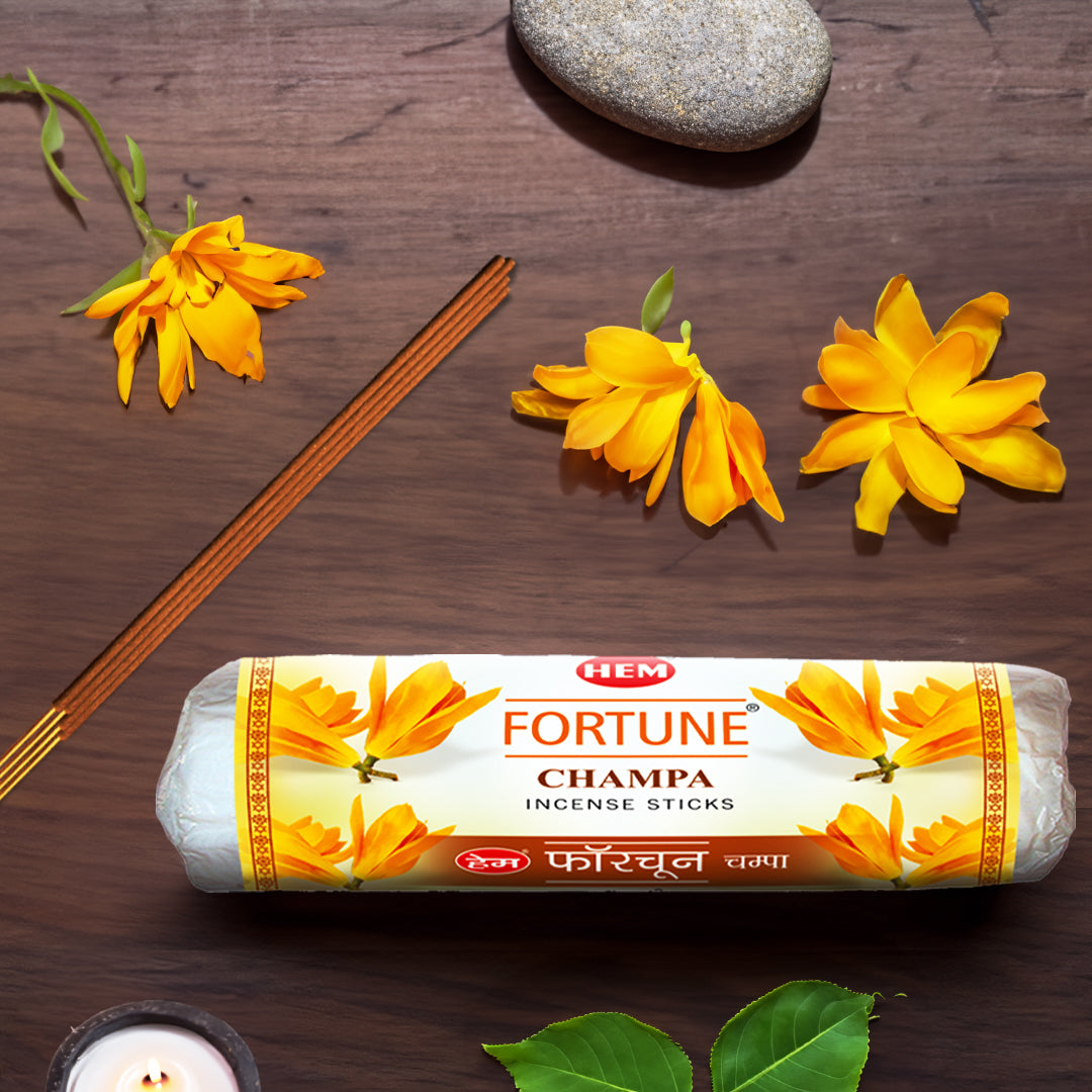 Fortune Champa Incense Sticks by HEM Fragrances