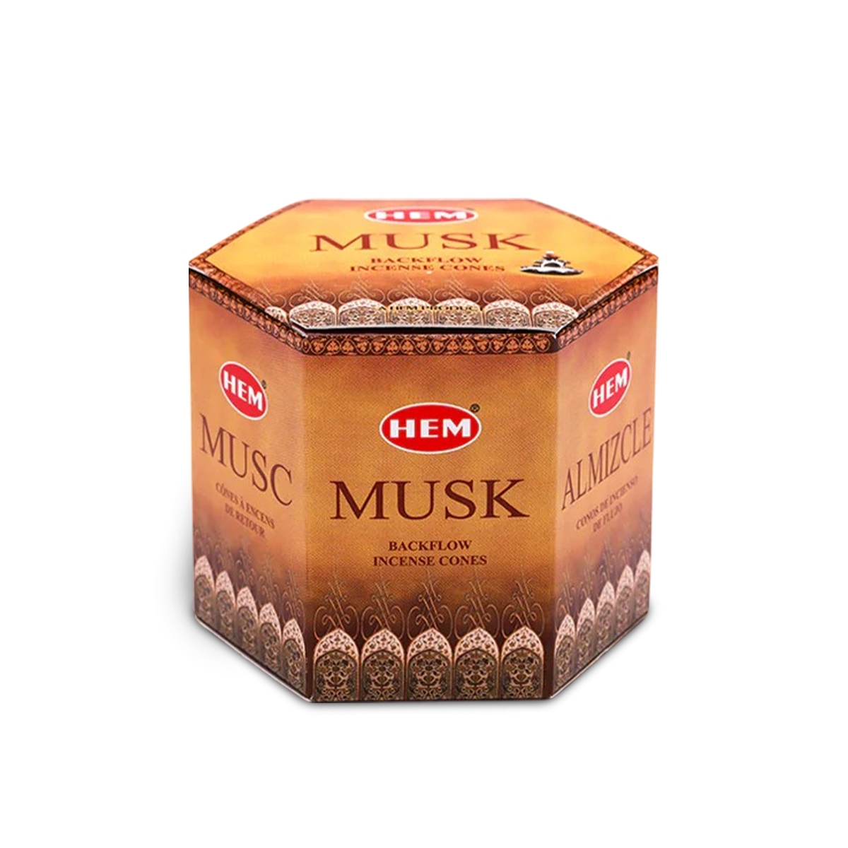 HEM Musk Backflow Dhoop Cones Pack of 40 Cones