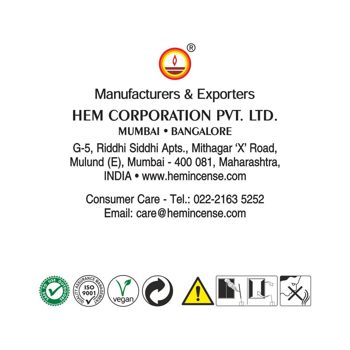 HEM Pind Fall Ceramic Backflow Cone Burner  + 1 Pack of Backflow Dhoop cone (10 Cones in a Pack)