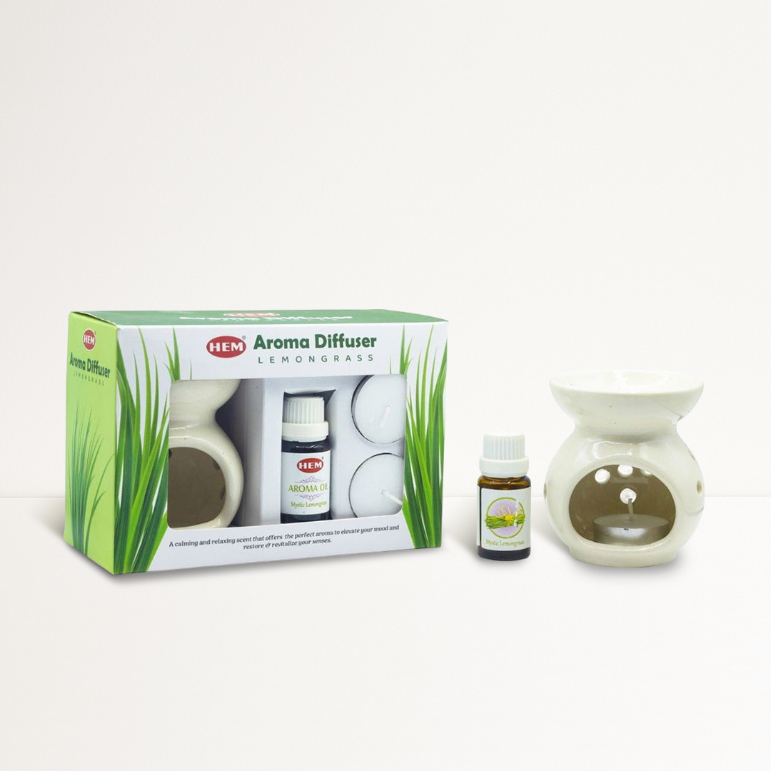 HEM Lemongrass Aroma Diffuser Gift Set