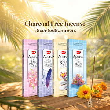 HEM Apurva Charcoal-Free Incense Stick (90g Each)