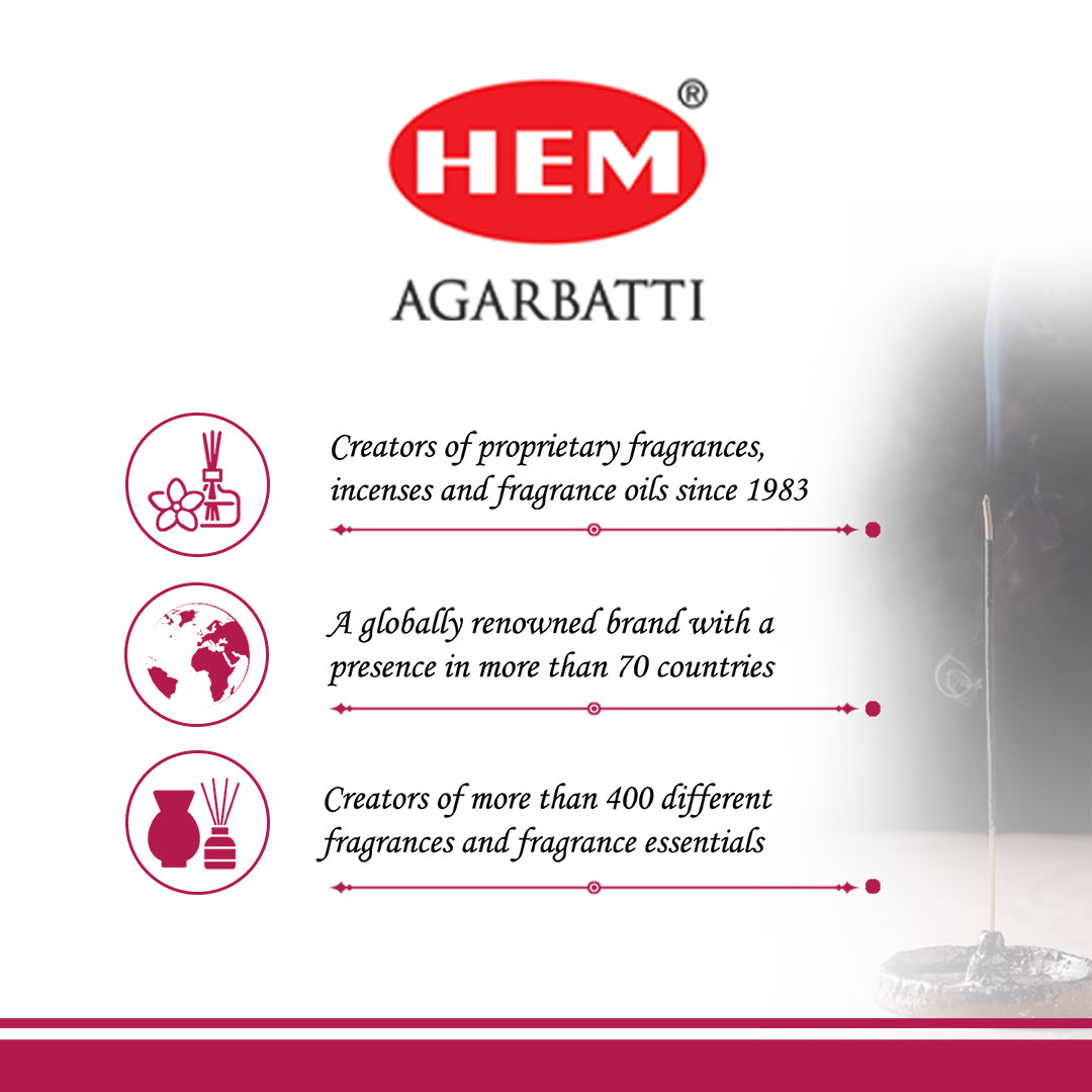 HEM Fortune Intimate Incense Sticks - Pack of 2 (250g Each)