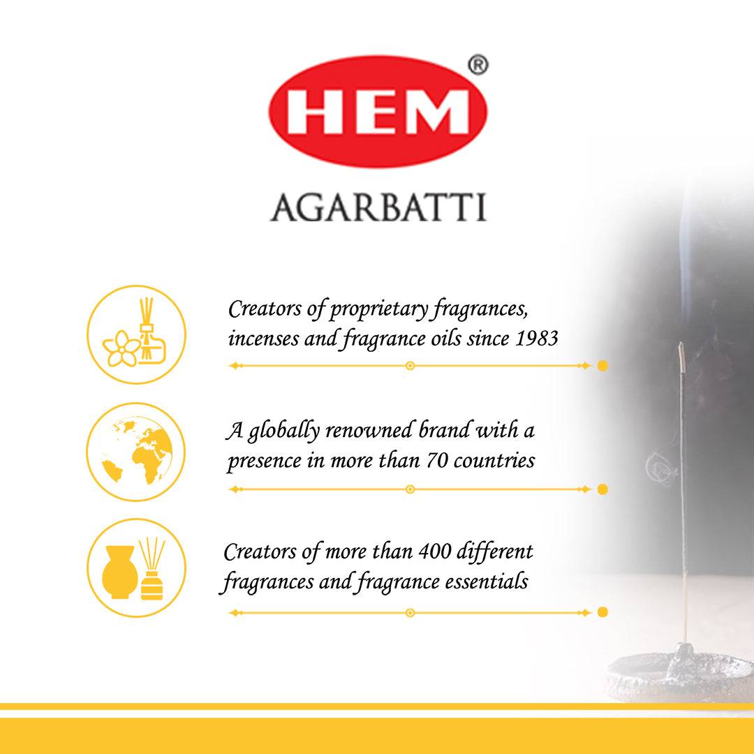 HEM Golden Saffron Incense Sticks (250g)