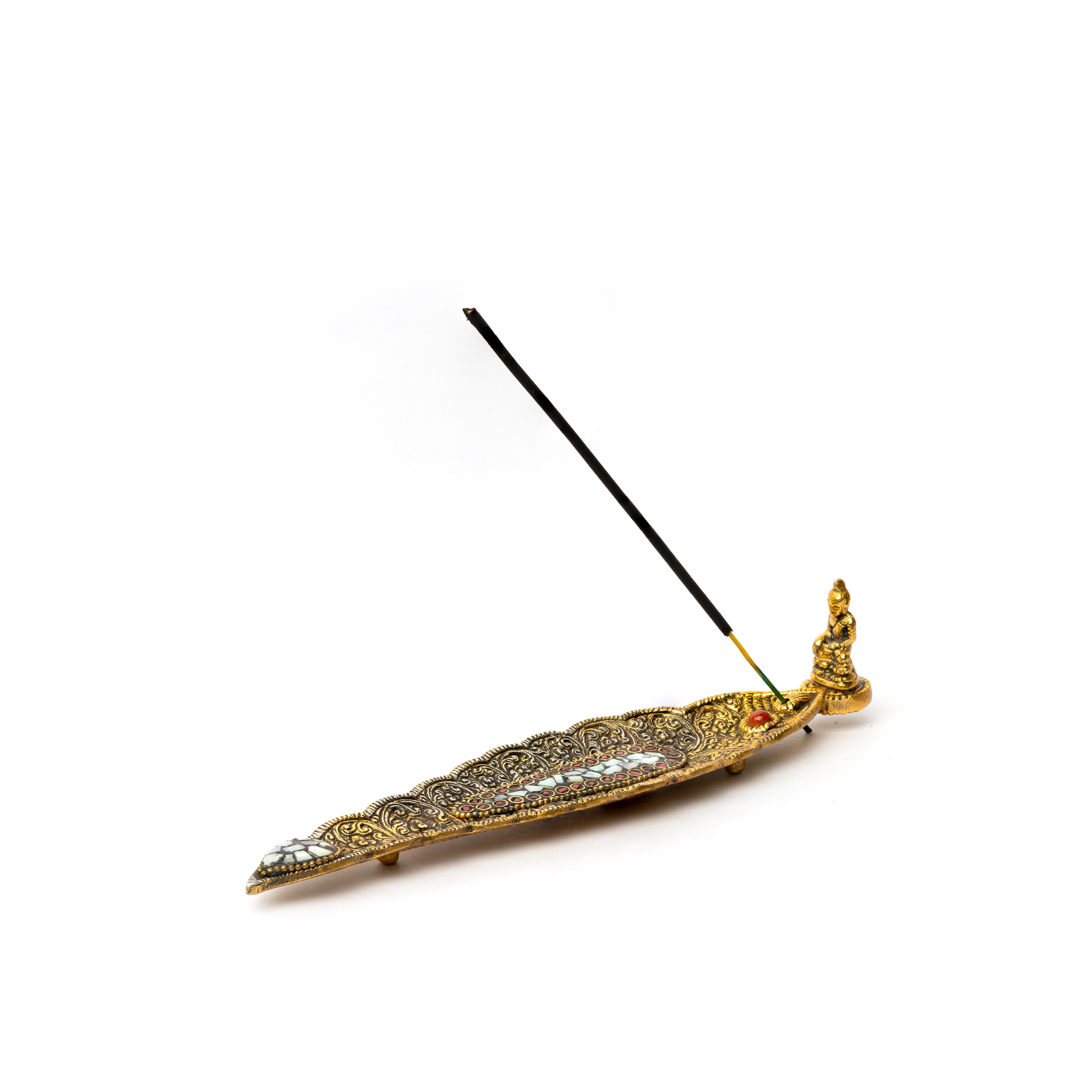 Agarbatti Stand Featuring Yogi Figurine