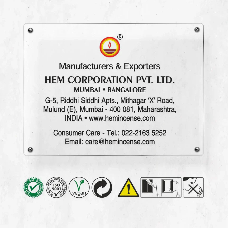 HEM Ornamental Dhoop Sticks - Pack of 4 (90g Each)