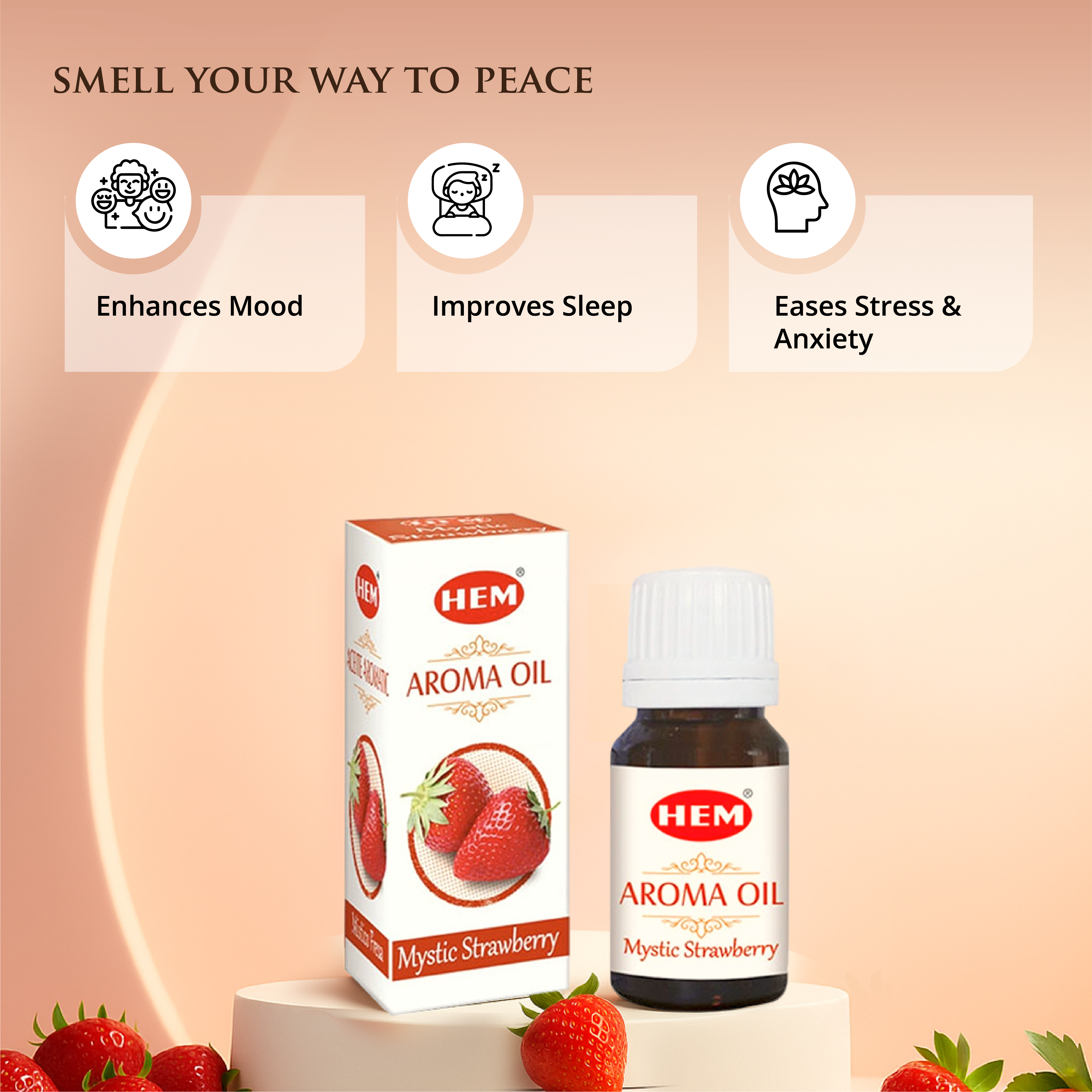 HEM Mystic Strawberry Aroma Oil (10 ml)