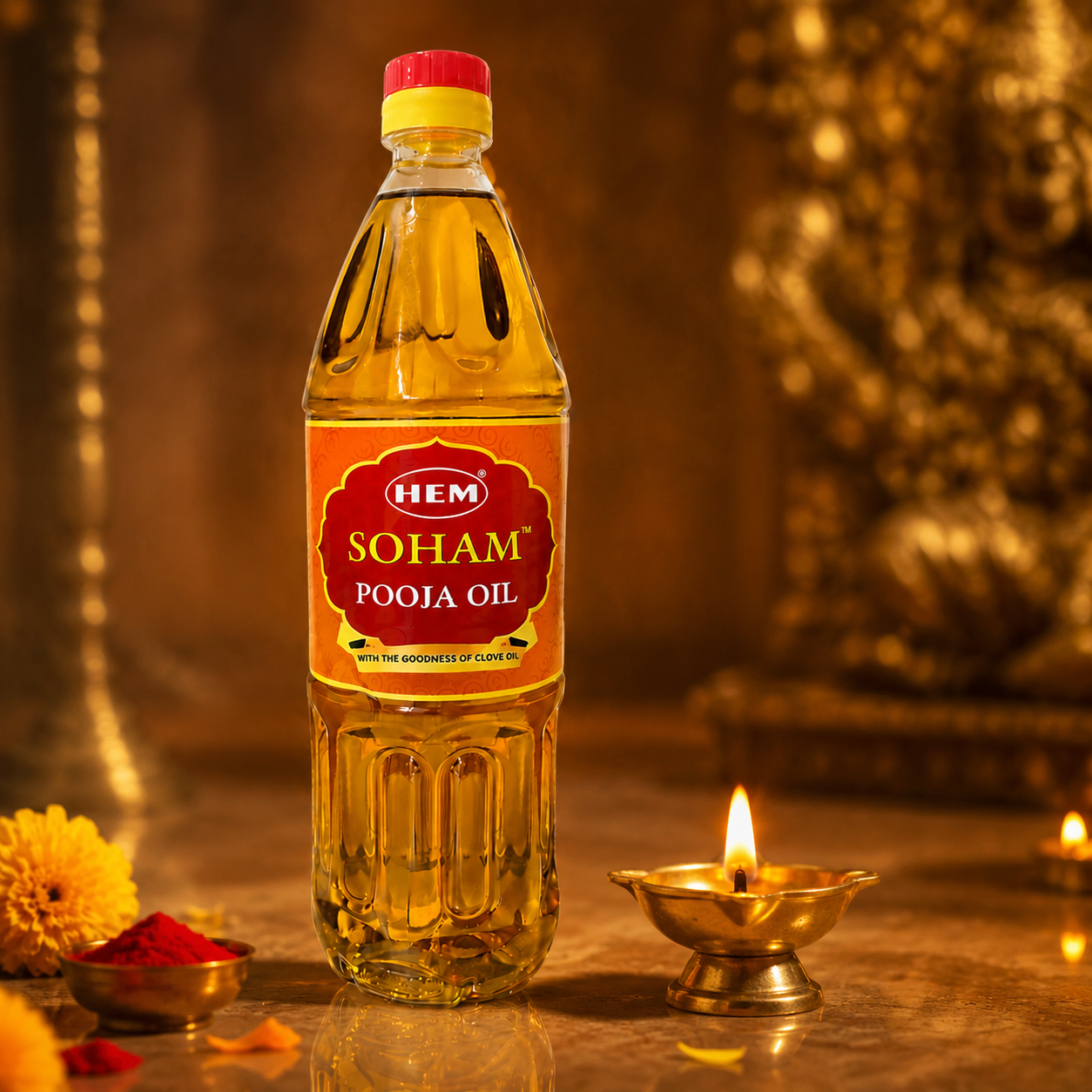 HEM Soham Clove Pooja Oil 900ml