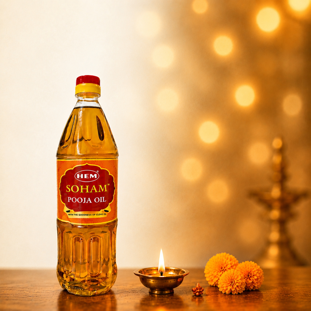 HEM Soham Clove Pooja Oil 900ml
