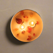 Load image into Gallery viewer, Palo Santo Smudge Candle Soy Wax Candles with Crystals
