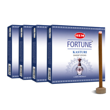 HEM Fortune Dhoop Sticks (Pack of 4)