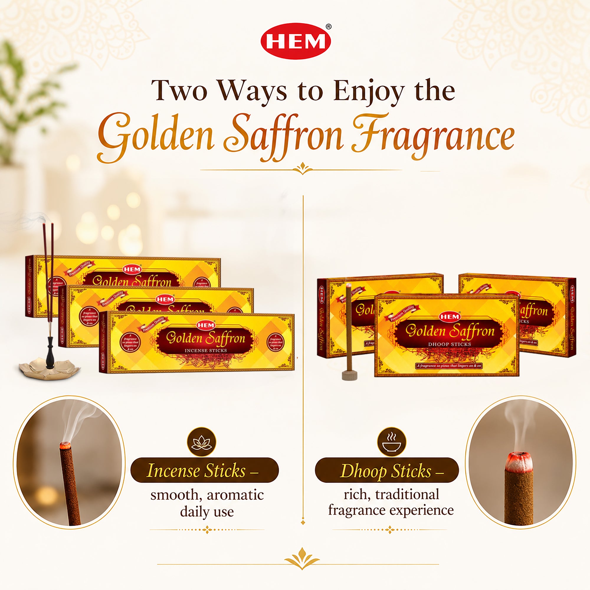 Hem Golden Saffron Combo
