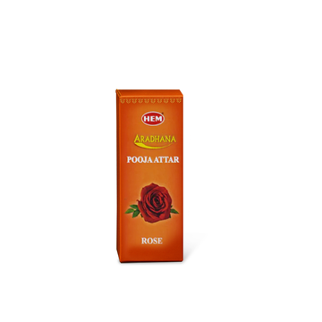HEM Aradhana Rose Pooja Attar Pack of 5