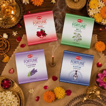 HEM Fortune Dhoop Sticks (Pack of 4)