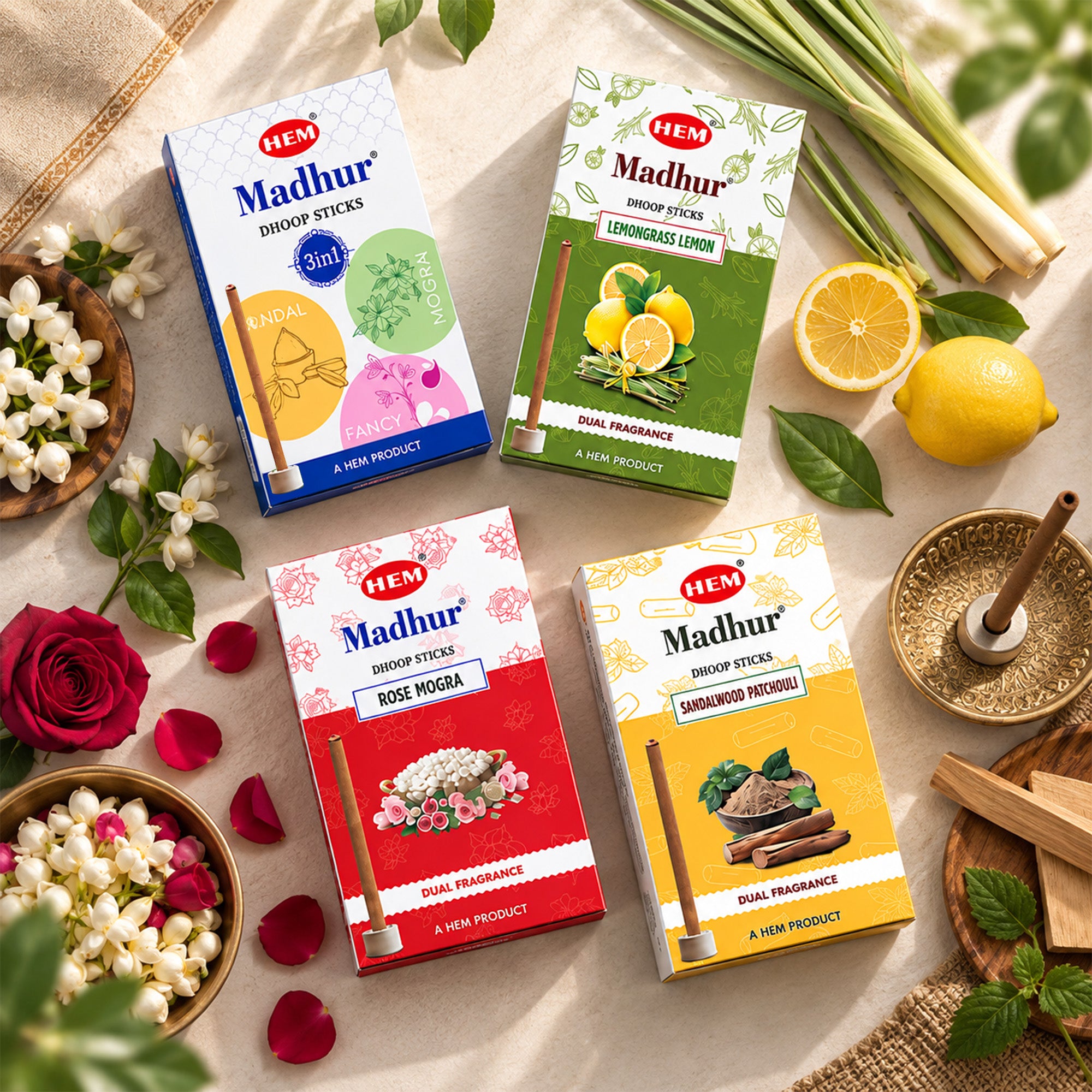 Hem Madhur Dhoop Sticks Combo