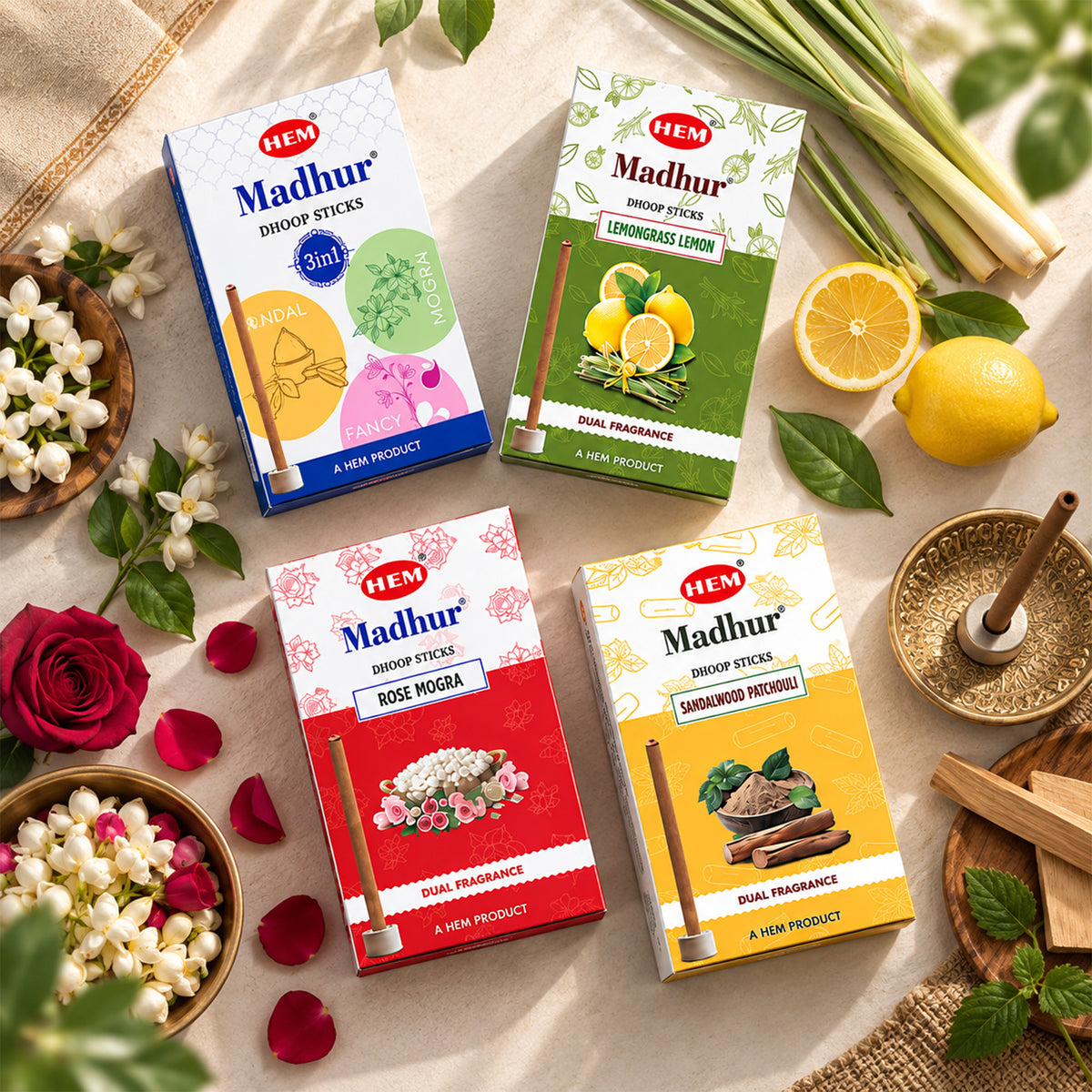 Hem Madhur Dhoop Sticks Combo
