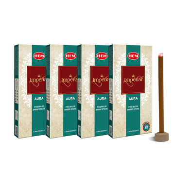 HEM Imperial Premium Dhoop Sticks - Pack of 4