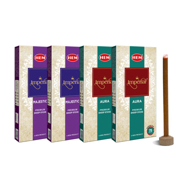 HEM Imperial Premium Dhoop Sticks - Pack of 4