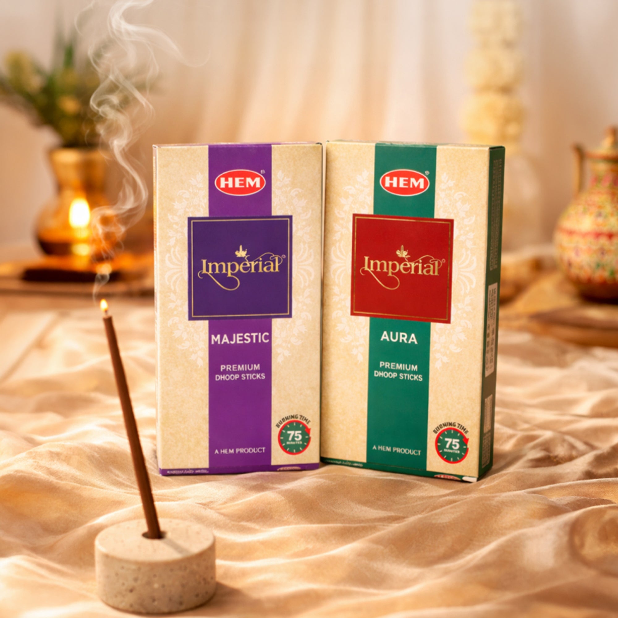 HEM Imperial Premium Dhoop Sticks - Pack of 4