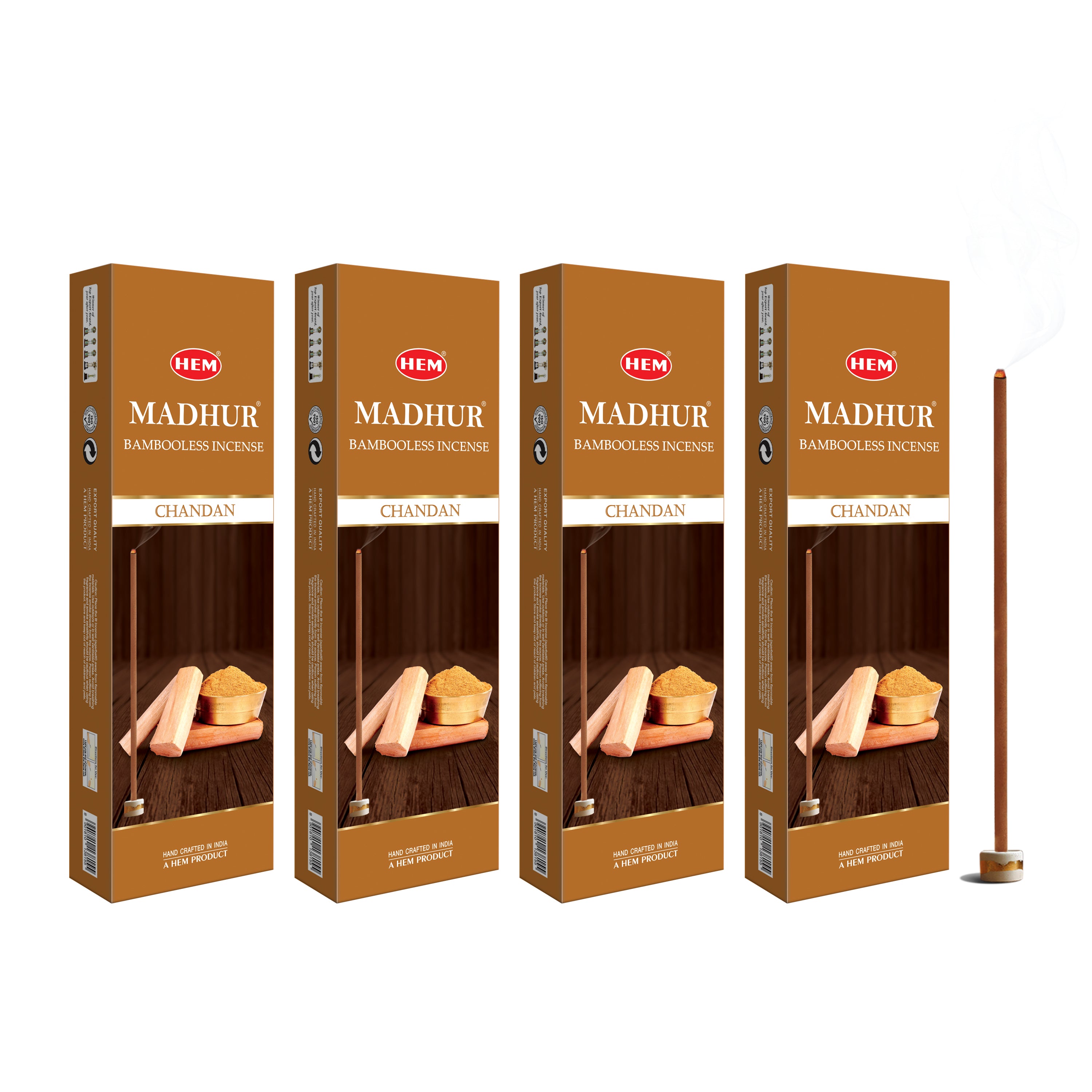 HEM Madhur Chandan Bambooless Incense Stick (90g Each)