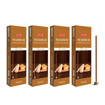 HEM Madhur Chandan Bambooless Incense Stick (90g Each)