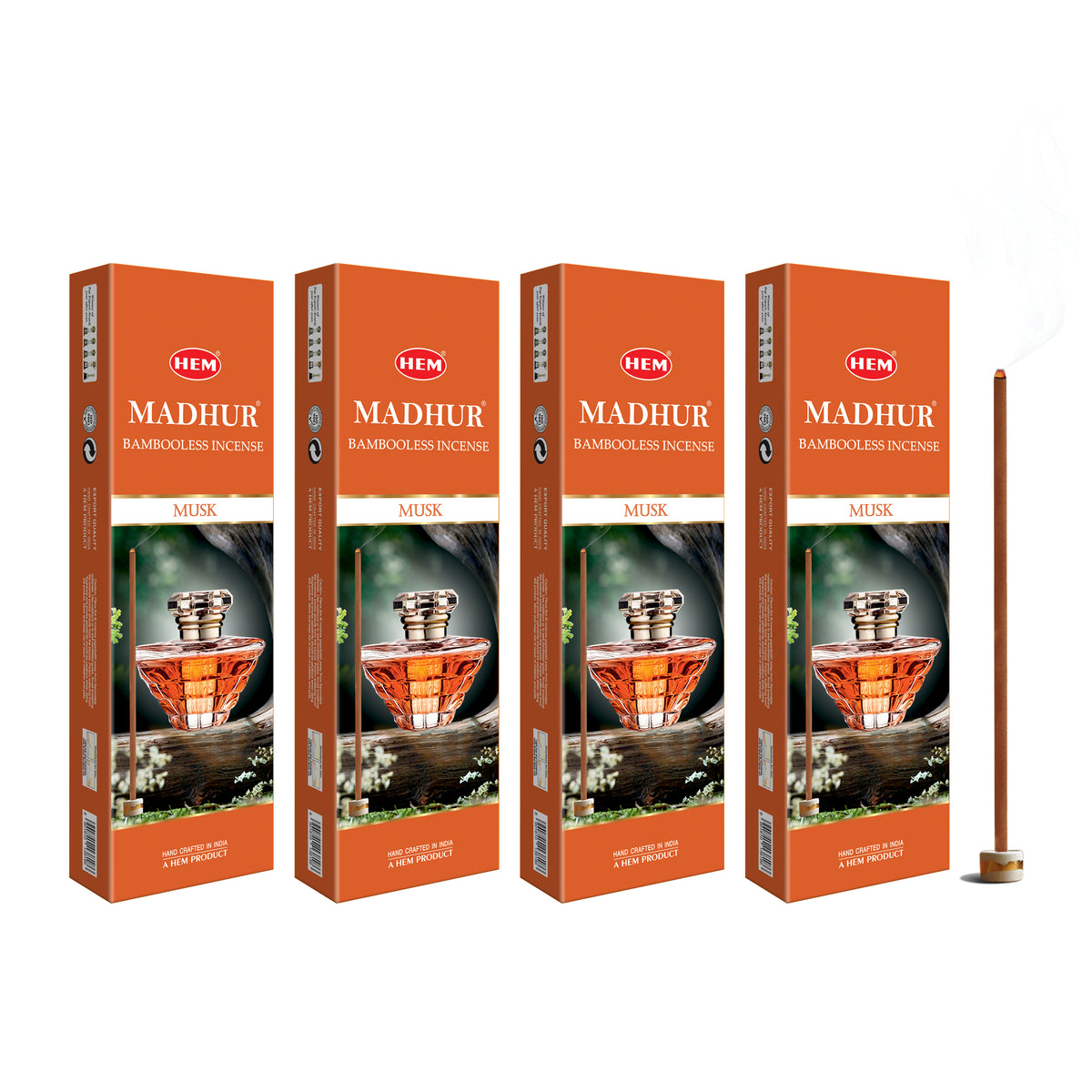 HEM Madhur Musk Bambooless Incense Stick (90g Each)