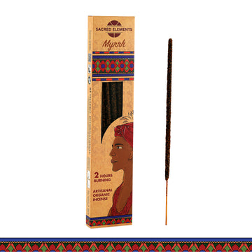 Sacred Elements Myrrh Organic Incense Sticks (Pack of 3)