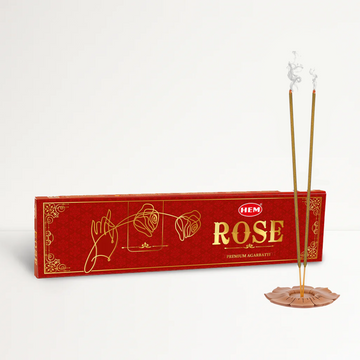 HEM Rose Premium Masala Agarbatti (10 Sticks in a box)