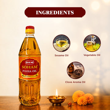 HEM Soham Clove Pooja Oil 900ml