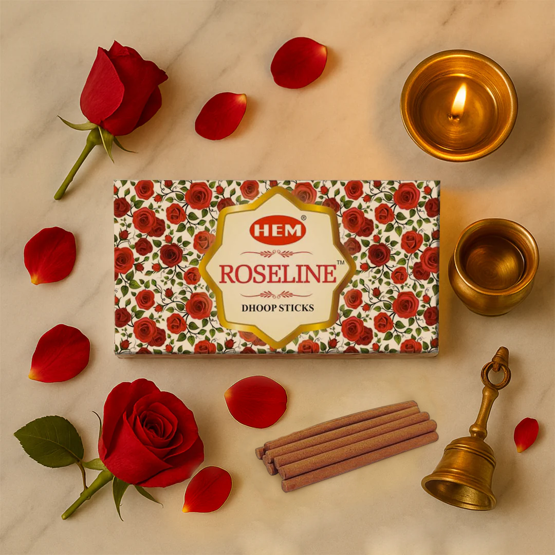 HEM Roseline Dhoop Sticks - Pack of 5