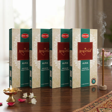 HEM Imperial Premium Dhoop Sticks - Pack of 4