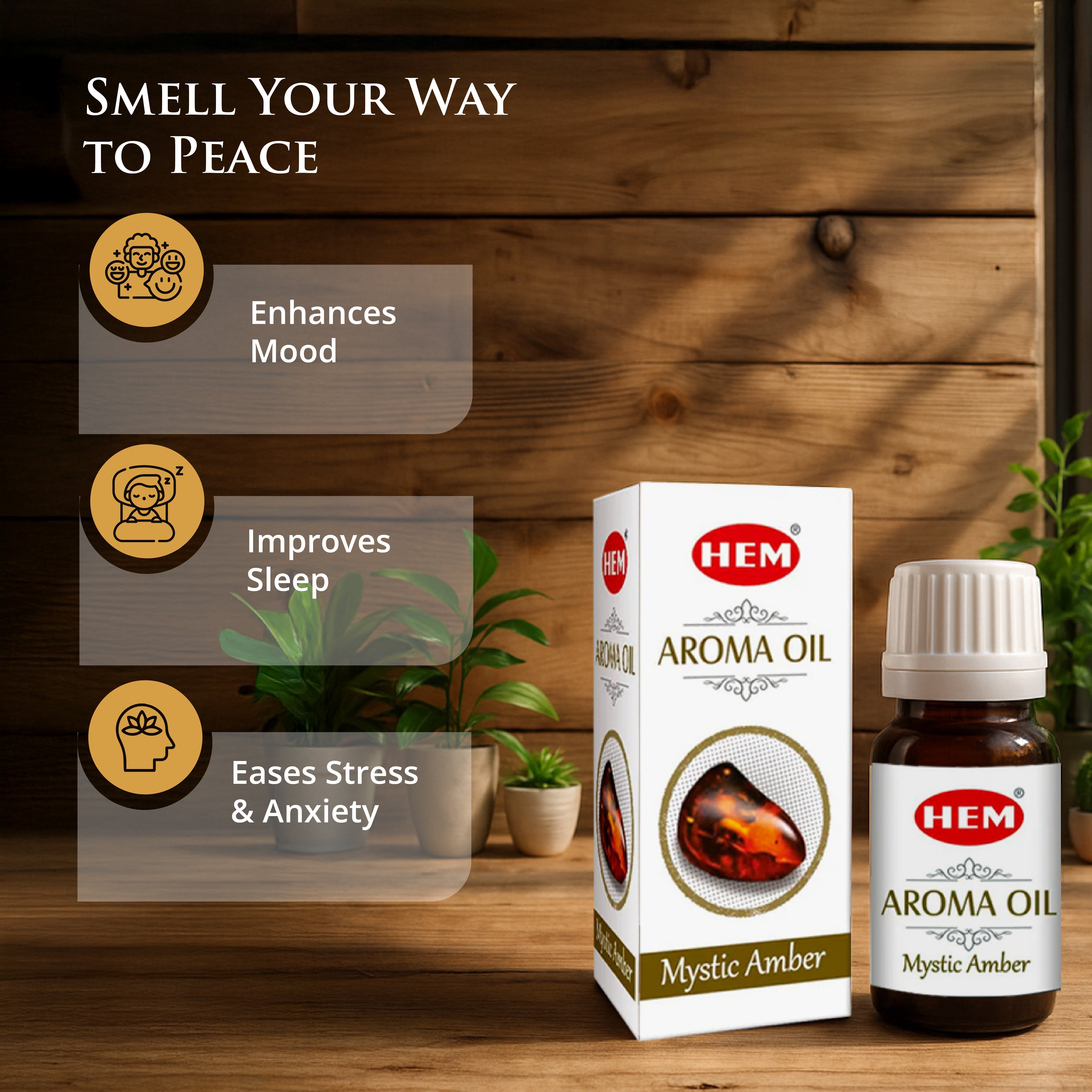 HEM Mystic Amber Aroma Oil (10 ml)