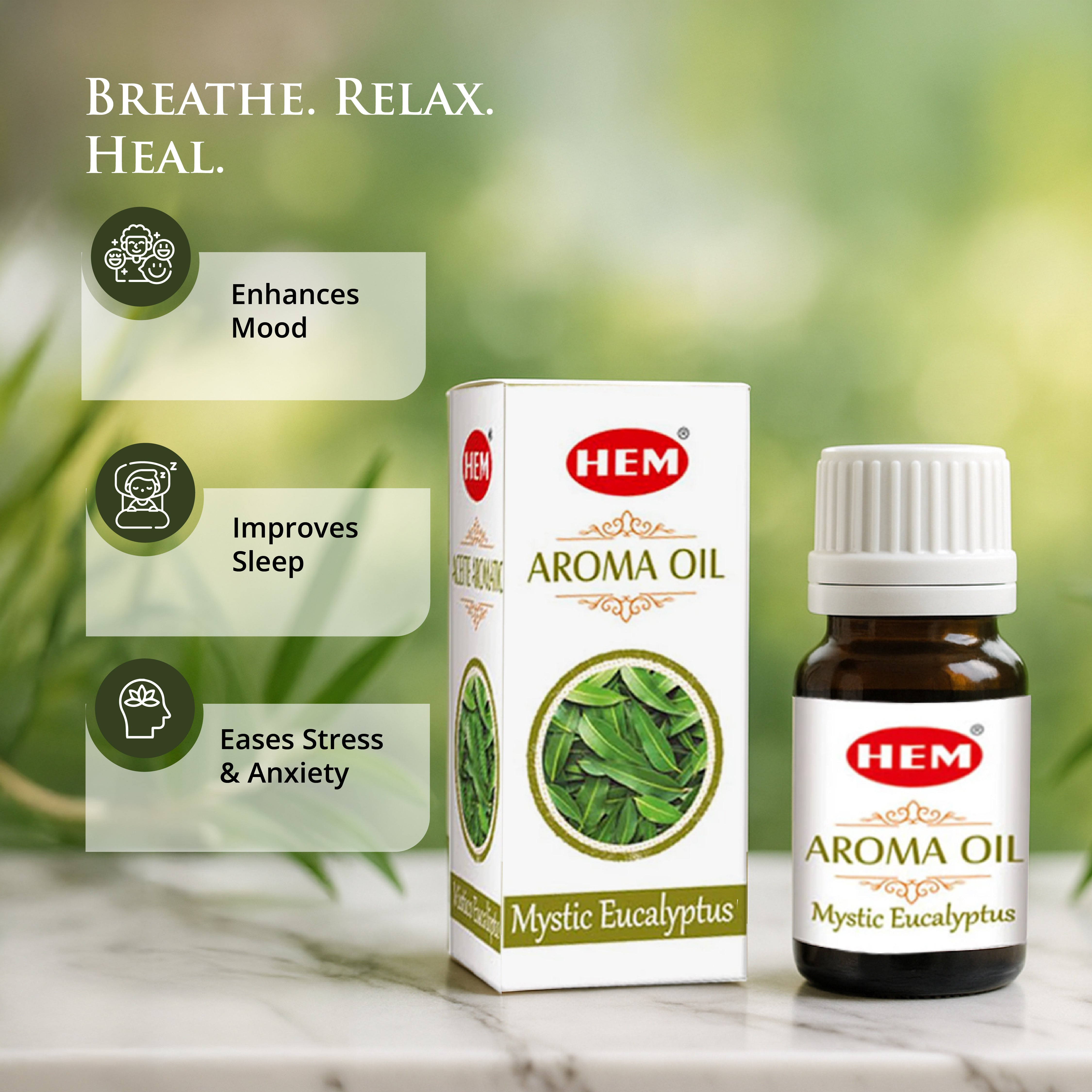 HEM Mystic Eucalyptus Aroma Oil (10 ml)
