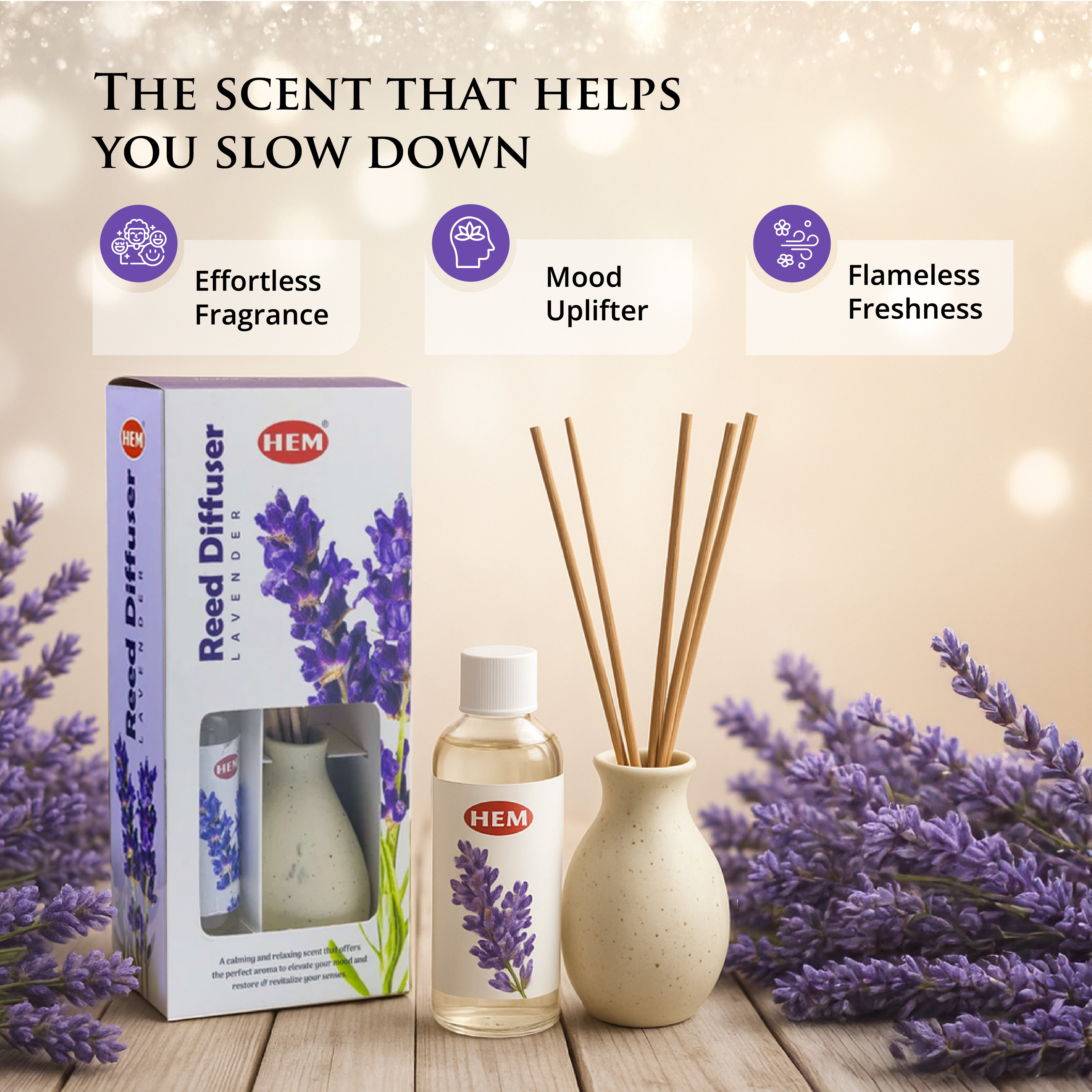 HEM Lavender Reed Diffusers 100ml