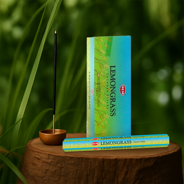 HEM Lemongrass Incense Sticks - Pack of 6 (20 Sticks Each)
