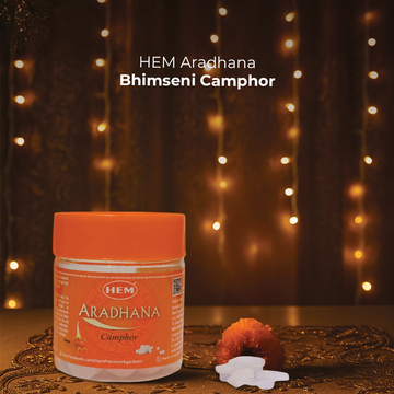 Bappa's Blessings Combo (HEM Aradhana Camphor + HEM Aradhana Pooja Ghee + HEM Aradhana Pooja Oil + HEM Precious Chandan Incense Sticks)