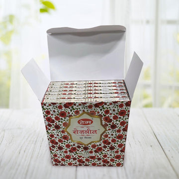 HEM Roseline Incense Dhoop Sticks - Pack of 12 (50g Each)