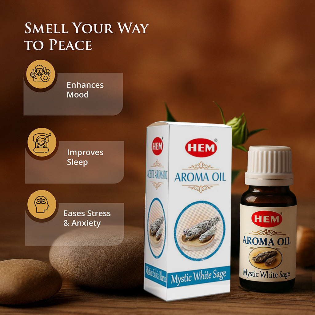 HEM Mystic White Sage Aroma Oil (10 ml)