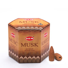 Load image into Gallery viewer, Musk Backflow Incense Cones (6620726853789)
