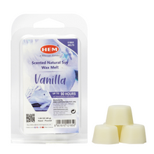 Load image into Gallery viewer, HEM Vanilla Wax Melts Pack of 2 (6 Cubes Each)