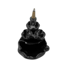 Load image into Gallery viewer, HEM Fountain Ceramic Backflow Cone Burner  + 1 Pack of Backflow Dhoop cone (40 Cones in a Pack)