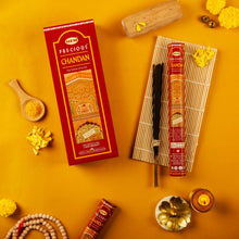 Load image into Gallery viewer, HEM Precious Chandan Incense Sticks - Pack of 6 (20 Sticks Each)