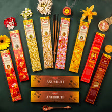 Load image into Gallery viewer, HEM Precious 8 Assorted Incense Sticks Packs of 8 (15g Each) + 2 Anubhuti Masala Incense Sticks (20g Each)