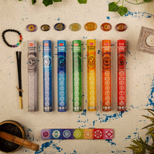 Load image into Gallery viewer, HEM Seven Chakra Gift pack of 7 (20 Sticks Each)