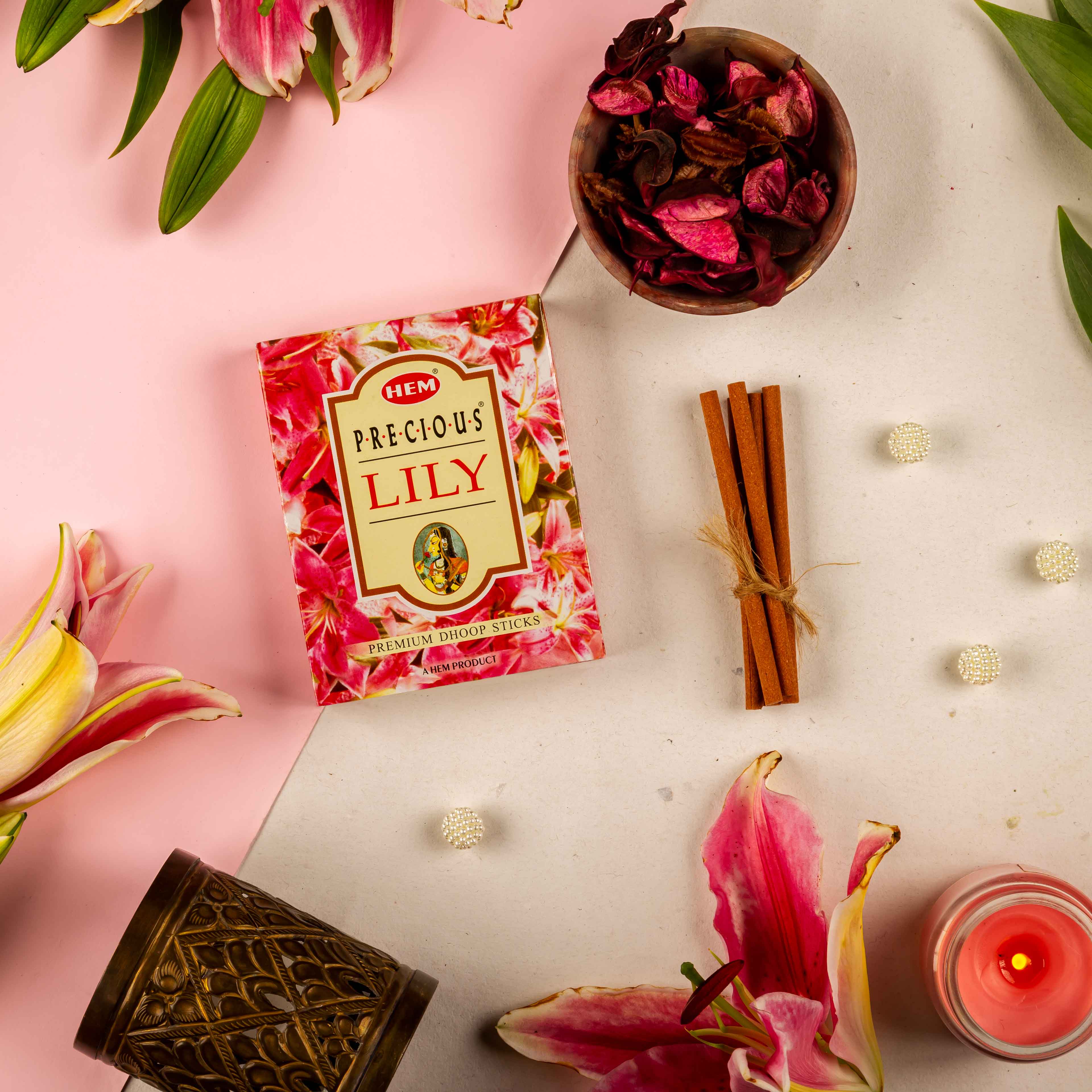 Precious Lily Dhoop Sticks Pack of 5 