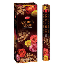 Load image into Gallery viewer, Amber Rose Incense Sticks (5809073062045)