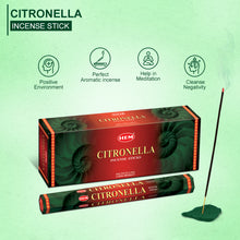 Load image into Gallery viewer, HEM Citronella Long Garden Incense Sticks - Pack of 6 (10 Sticks Each)