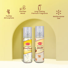 Load image into Gallery viewer, HEM Forest Flower + Sandal Air Freshener Pack of 2 (200 ml Each)
