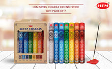 Load image into Gallery viewer, HEM Seven Chakra Gift pack of 7 (20 Sticks Each)