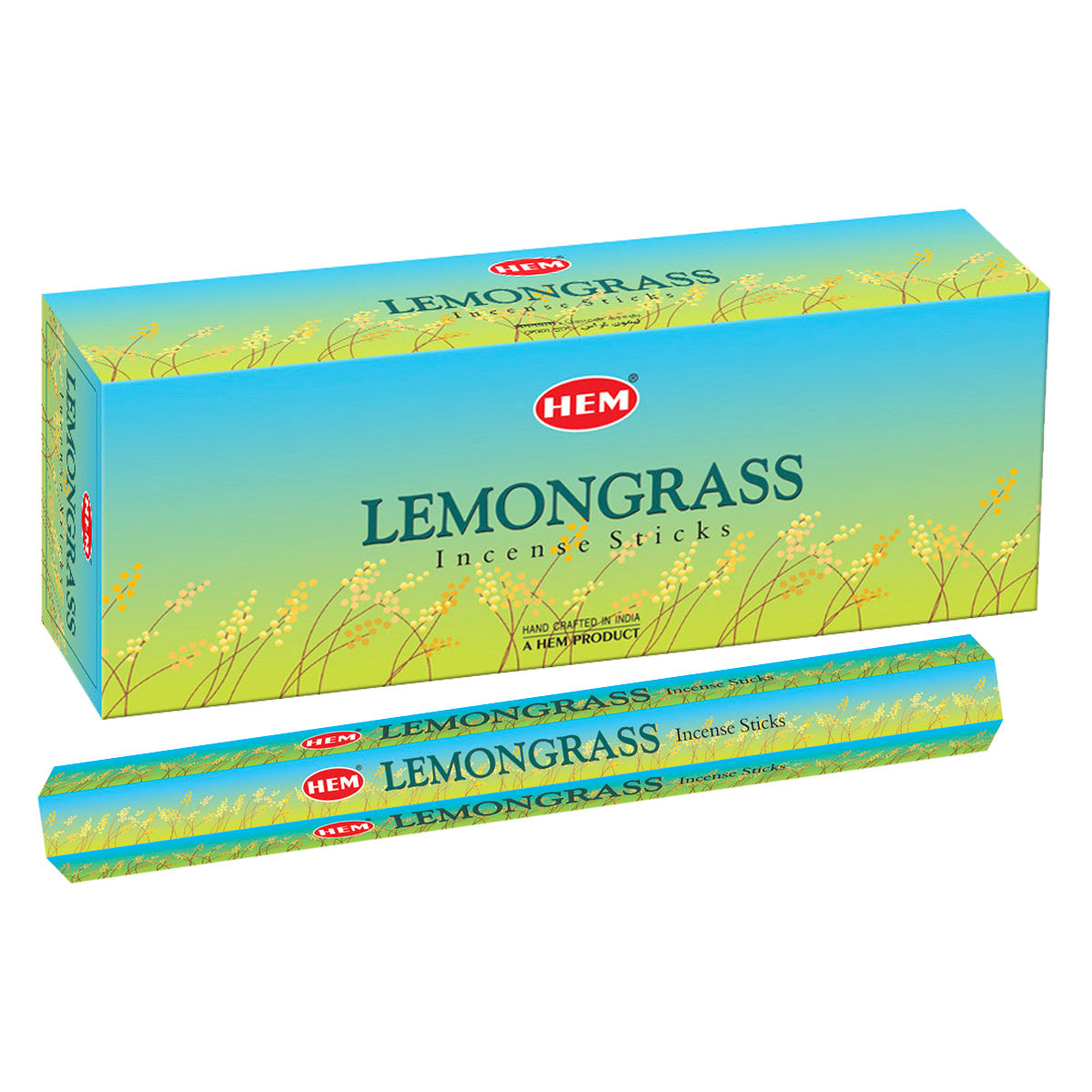 Lemongrass Incense Sticks Pack of 6 HEM Fragrances